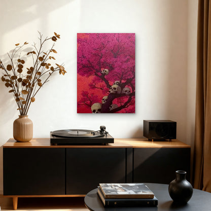 Modern Gothic Tree of Souls 60x90cm Metal Print Ready to Hang - Bella Home Decor