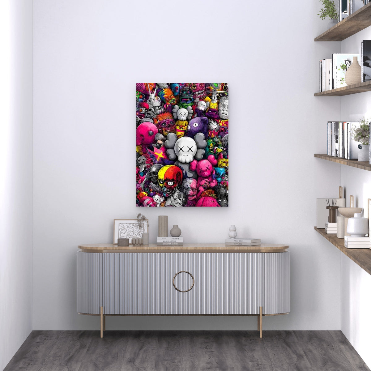 Hypebeast Street Art 60x90cm Metal Print Ready to Hang