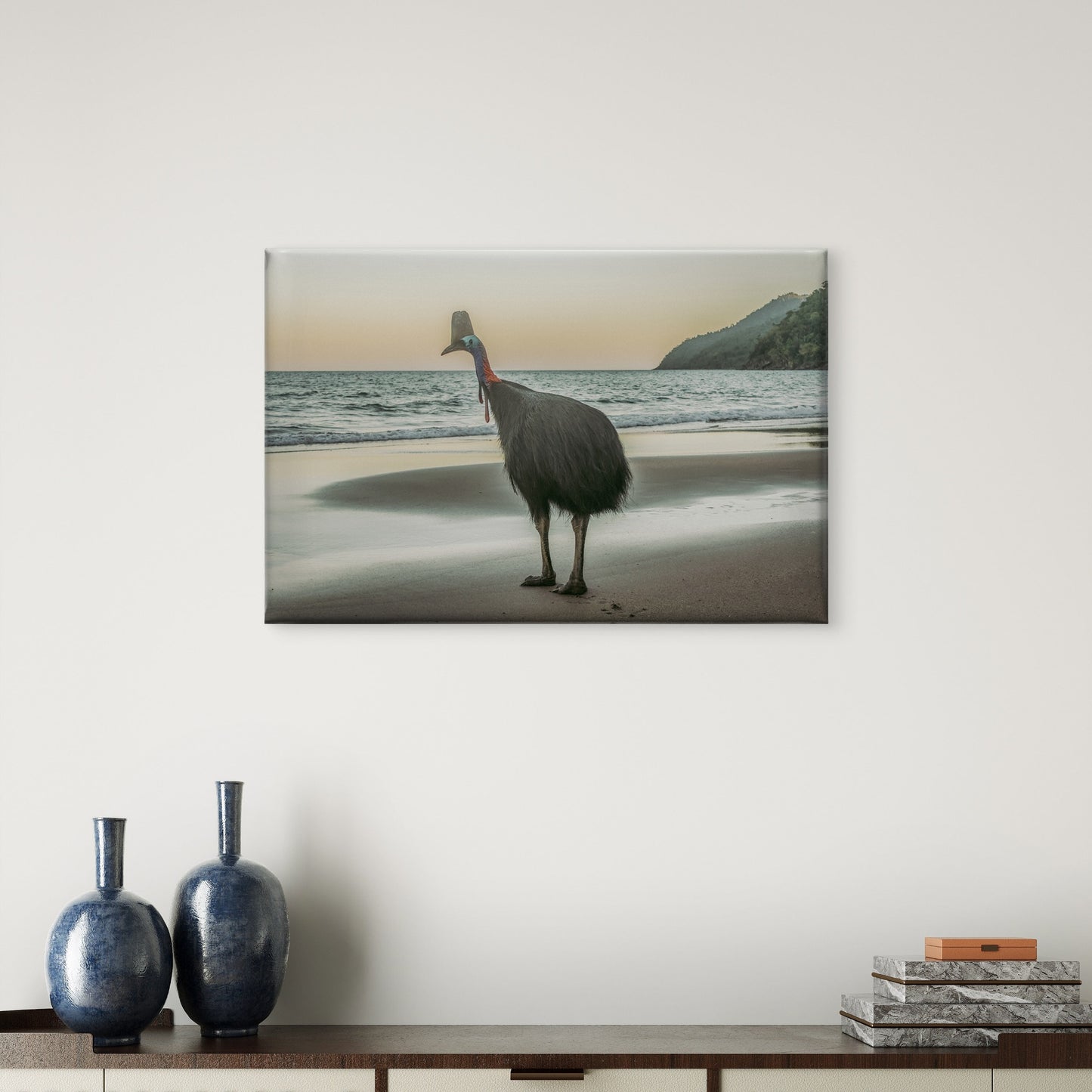 Southern Cassowary Etty Bay Queensland Wall Art Decor 100% Australian Made