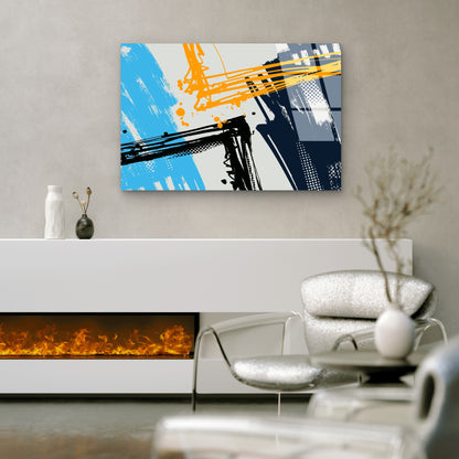 Modern Graffiti Splash  Acrylic Glass Printing Wall Art Australian Made Quality