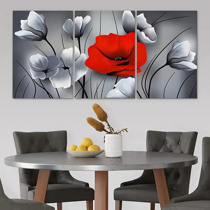 3pcs Corridor- Ideal Winter Decor Metal Print Ready to Hang Art - Bella Home Decor