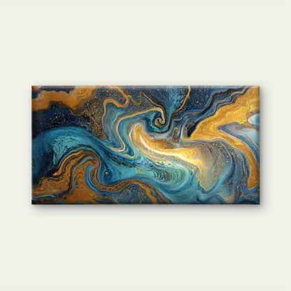 Abstract Swirling Designs Wall Art Canvas Office Home Room Framed 120x60cm