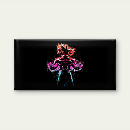 Dark Manga Power Glow Wall Art Canvas Office Home Room Framed 120x60cm