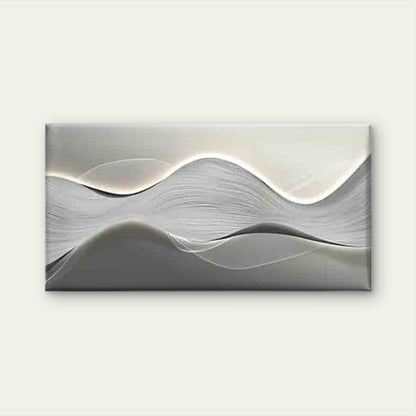 Neutral Color Modern Abstract Wall Art Canvas Office Home Room Framed 120x60cm - Bella Home Decor