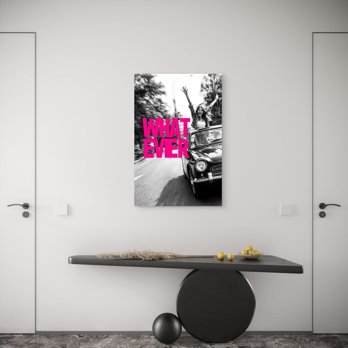 Carefree Road Trip Vibes 60x90cm Metal Print Ready to Hang
