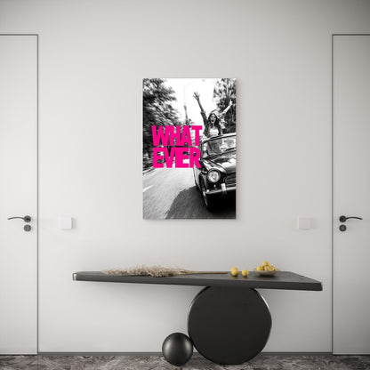 Carefree Road Trip Vibes 60x90cm Metal Print Ready to Hang