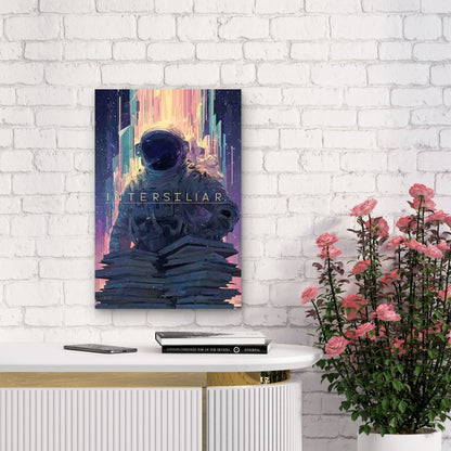 Journey Beyond Stars & Interstellar Theme 60x90cm Metal Print Ready to Hang - Bella Home Decor