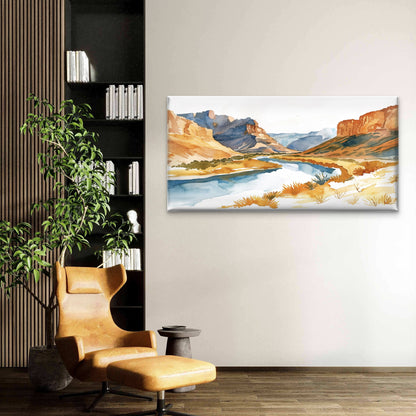 USA Grand Canyon Desert Wall Art Canvas Office Home Room Framed 120x60cm