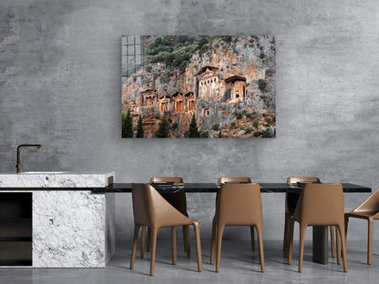 Mountain Old Building UV Direct Aluminum Print Australian Made Quality