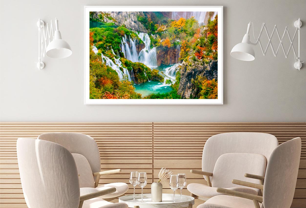 Waterfalls In the Sunshine Home Decor Premium Quality Poster Print Choose Your Sizes - Bella Home Decor