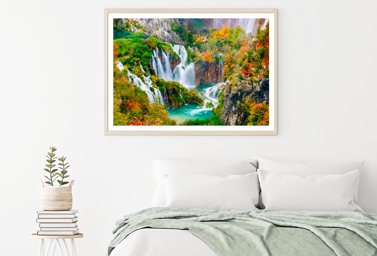 Waterfalls In the Sunshine Home Decor Premium Quality Poster Print Choose Your Sizes - Bella Home Decor