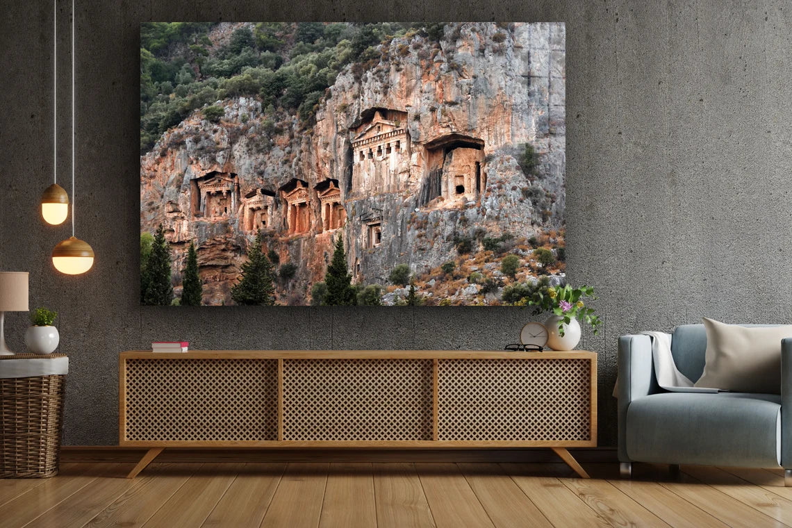 Mountain Old Building UV Direct Aluminum Print Australian Made Quality