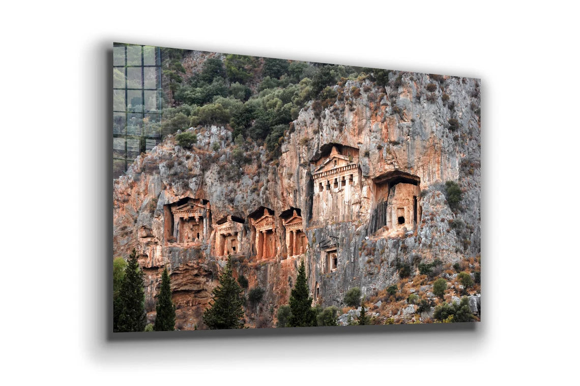 Mountain Old Building UV Direct Aluminum Print Australian Made Quality