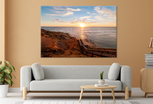Sunset at Port Noarlunga  Wall Art Decor 100% Australian Made