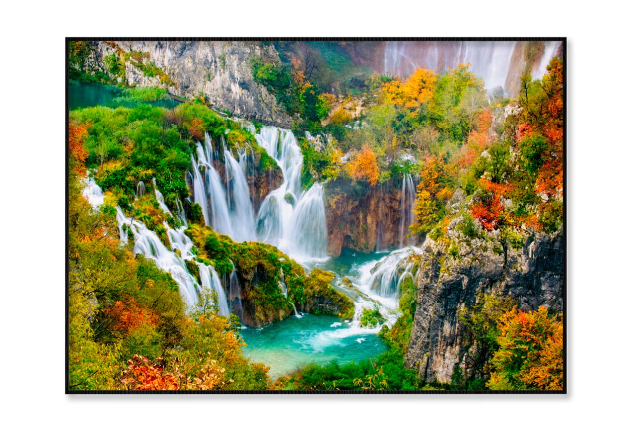 Waterfalls In the Sunshine Home Decor Premium Quality Poster Print Choose Your Sizes - Bella Home Decor