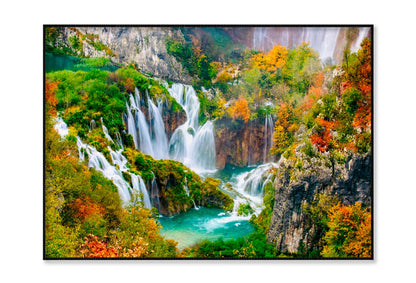 Waterfalls In the Sunshine Home Decor Premium Quality Poster Print Choose Your Sizes - Bella Home Decor