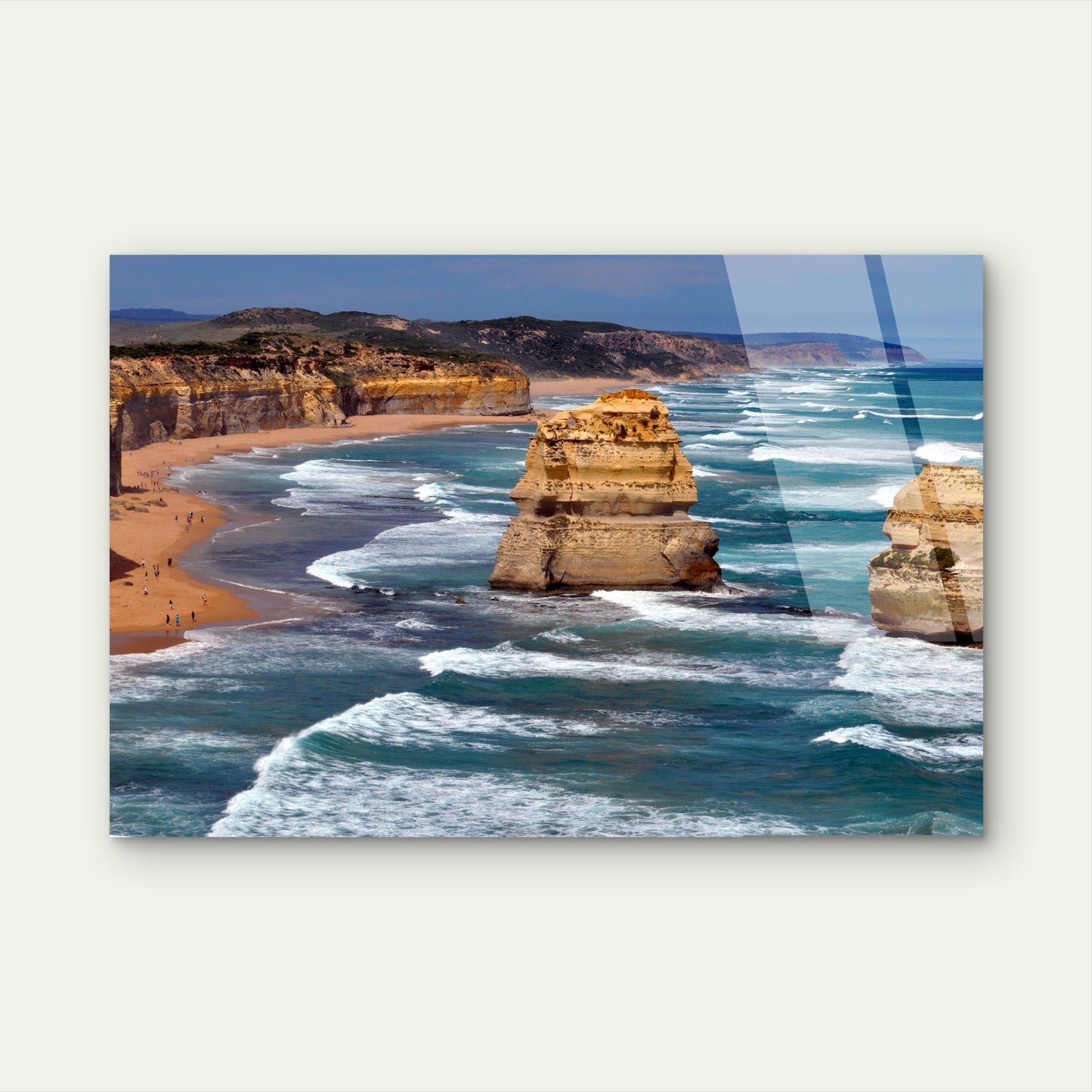 Twelve Apostles Coastal Sea Stack Rock Acrylic Glass Printing Wall Art Australian Made Quality