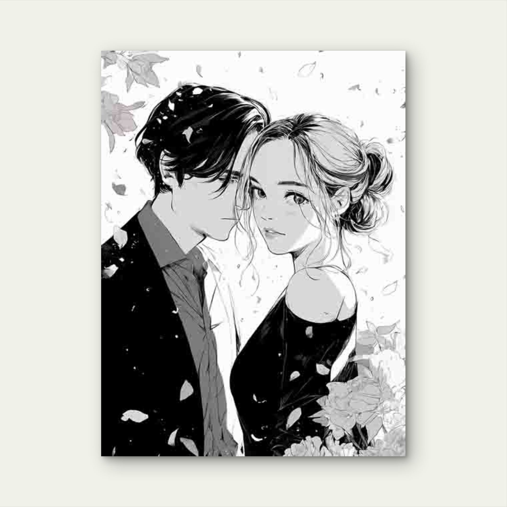 Wedding Reserve The Date 40x60cm Metal Print Ready to Hang - Bella Home Decor