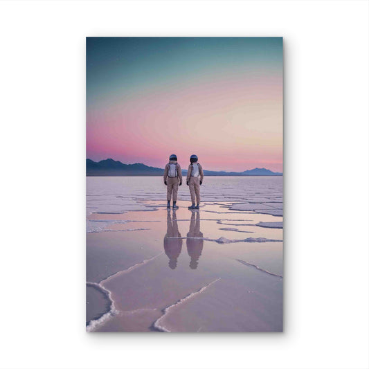Reflections Of The Cosmic Void 40x60cm Metal Print Ready to Hang
