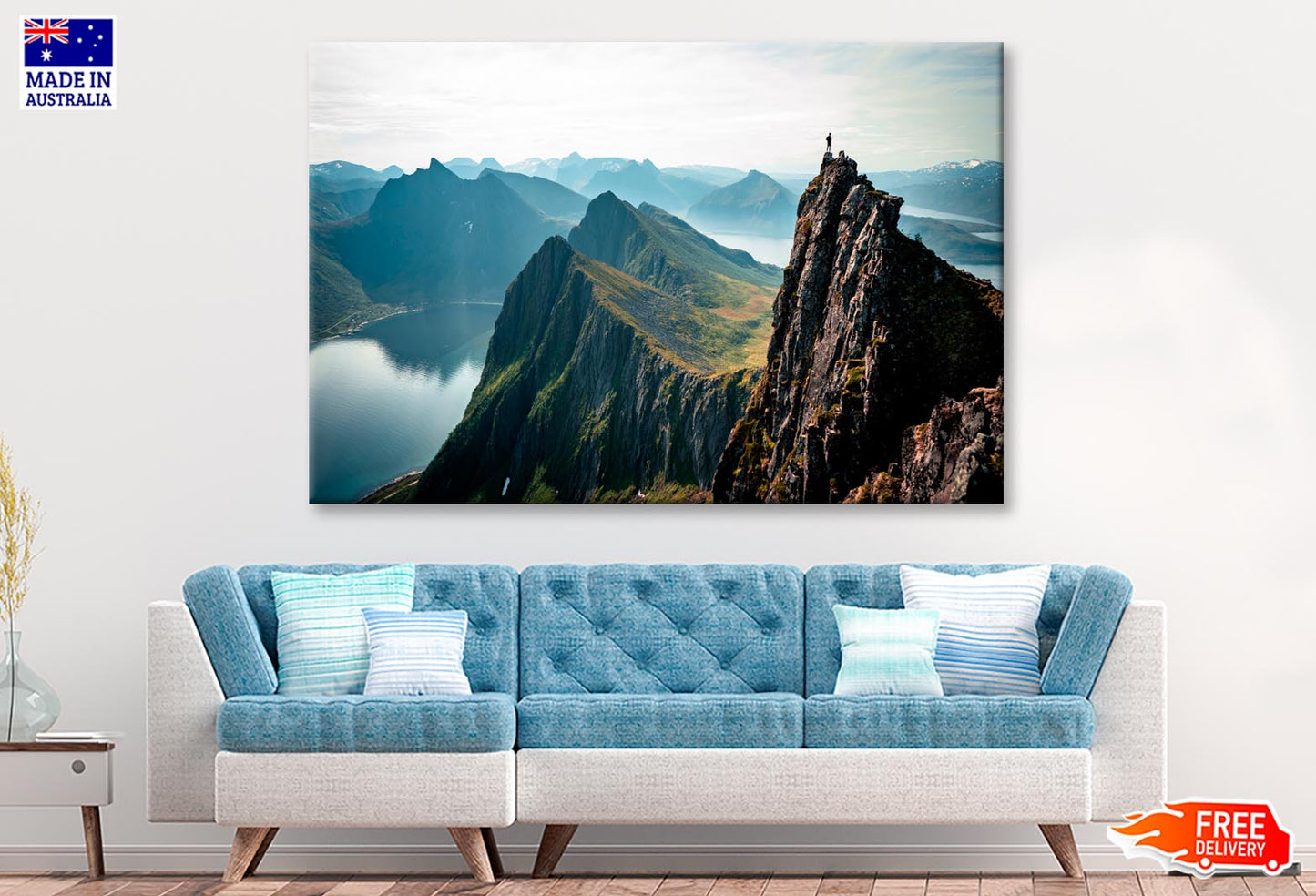 Morning Views In Senja Norway Wall Art Decor 100% Australian Made - Bella Home Decor