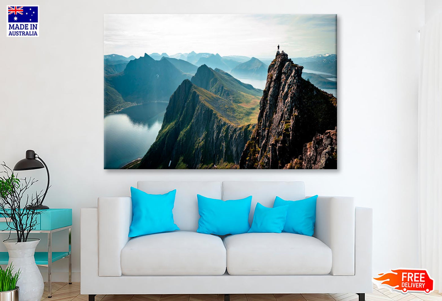 Morning Views In Senja Norway Wall Art Decor 100% Australian Made - Bella Home Decor