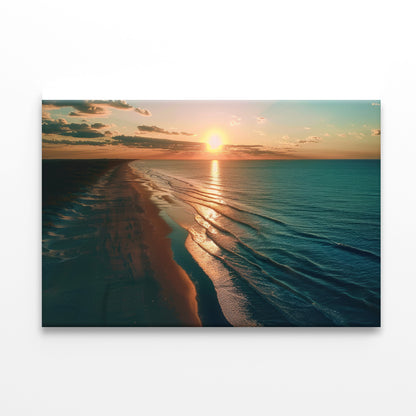 Beach at Sunset, Sky Print 100% Australian Made - Bella Home Decor