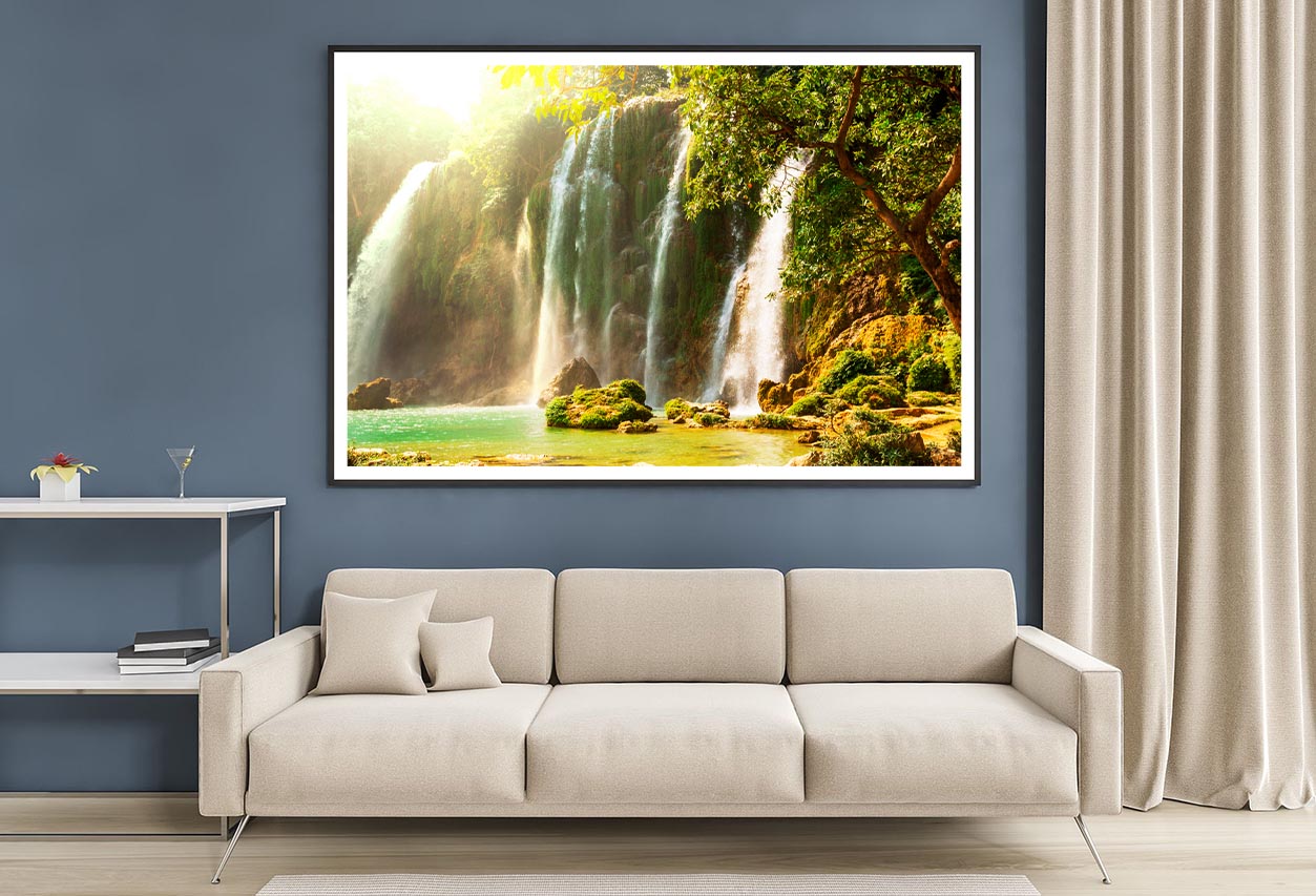 Ban Gioc - Detian Waterfall in VietnamHome Decor Premium Quality Poster Print Choose Your Sizes