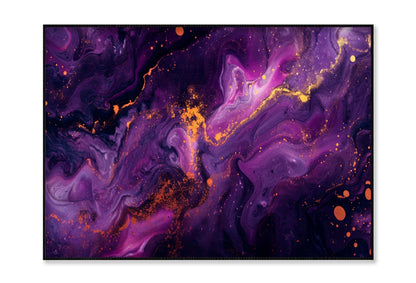Purple Gold & Black Abstract Home Decor Premium Quality Poster Print Choose Your Sizes - Bella Home Decor