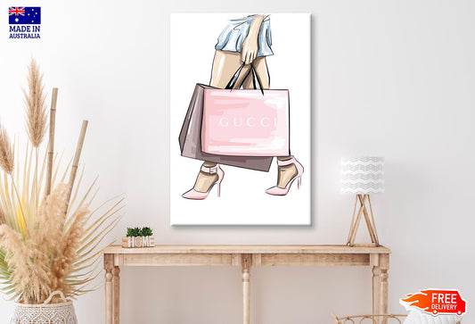 Luxury Pink Heels Fashion Art Wall Art Limited Edition High Quality Print