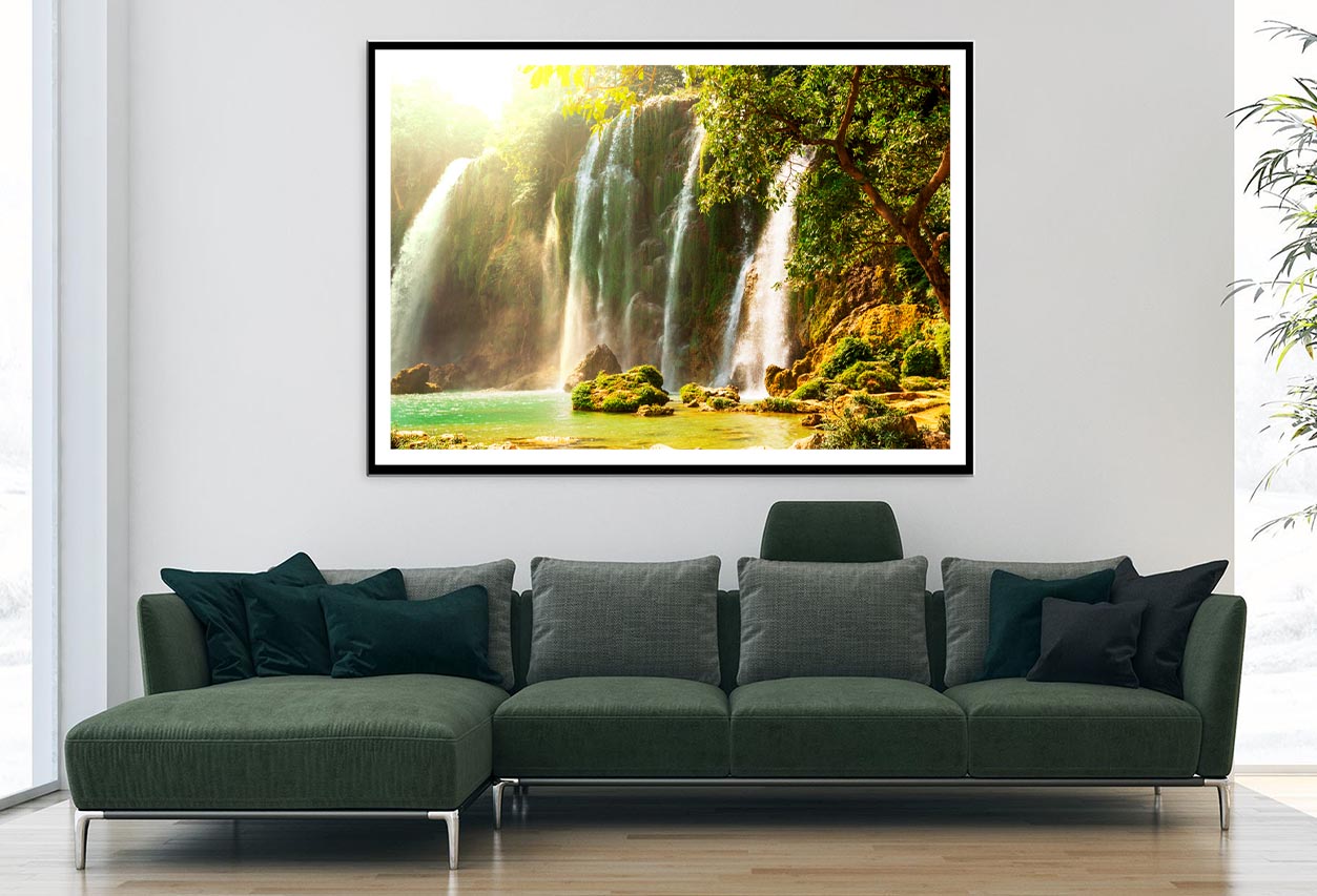 Ban Gioc - Detian Waterfall in VietnamHome Decor Premium Quality Poster Print Choose Your Sizes