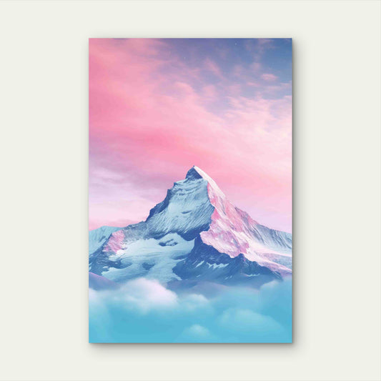 Natural Mountain Formation 40x60cm Metal Print Ready to Hang