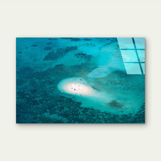 Ocean Coast Landscape Tempered Glass Printing Wall Art Australian Made Quality