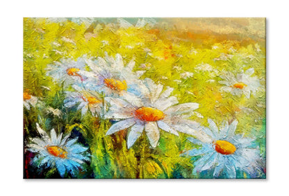 Painting Of Flowers, Beautiful Field Flowers Wall Art Limited Edition High Quality Print