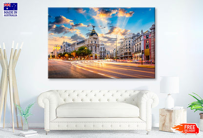 Madrid, Spain Cityscape  Wall Art Decor 100% Australian Made