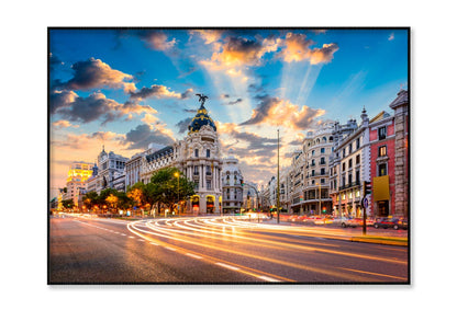 Madrid, Spain Cityscape Home Decor Premium Quality Poster Print Choose Your Sizes