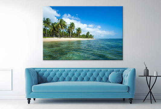 Tropical Beach in Sri Lanka  Wall Art Decor 100% Australian Made