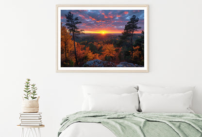 Sunset in the Mountains Home Decor Premium Quality Poster Print Choose Your Sizes