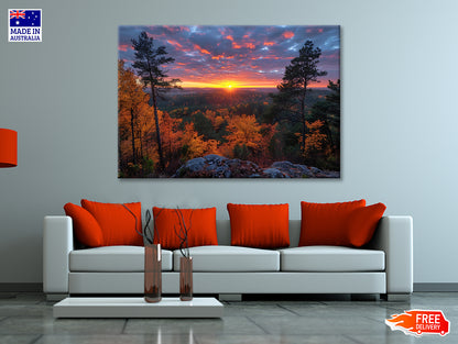 Sunset in the Mountains Print 100% Australian Made - Bella Home Decor