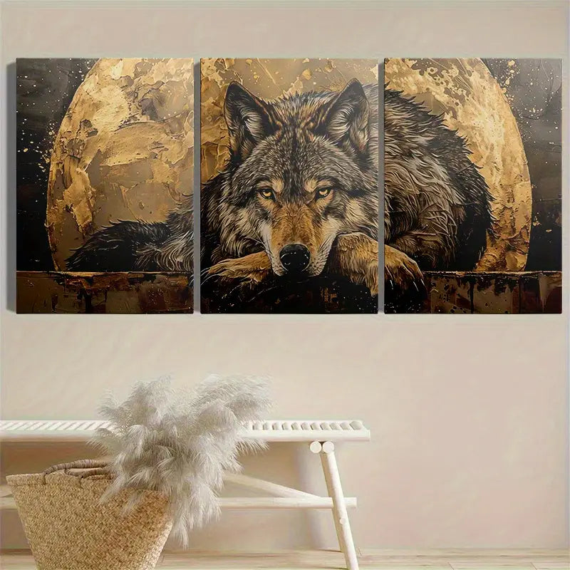 3pcs Impresiones Temáticas Naturales,  Metal Print Ready to Hang Art