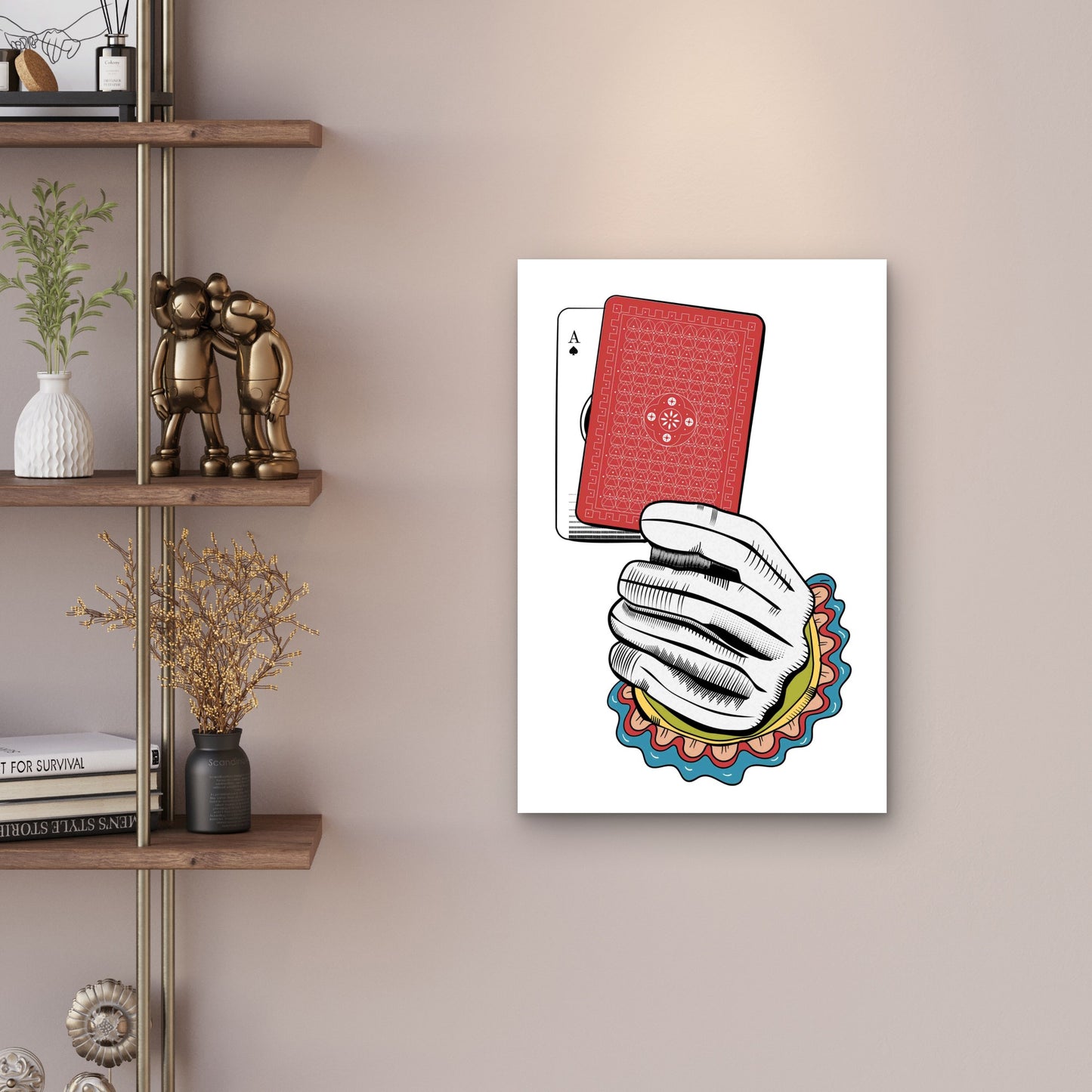 The Magician's Reveal 60x90cm Metal Print Ready to Hang - Bella Home Decor