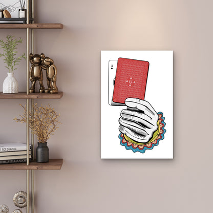 The Magician's Reveal 60x90cm Metal Print Ready to Hang - Bella Home Decor