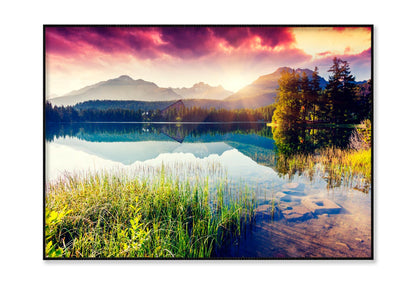 Mountain Lake In National Park High Tatra Home Decor Premium Quality Poster Print Choose Your Sizes