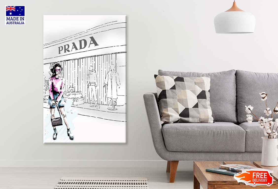 Fashion Girl with Specs Fashion Art Print 100% Australian Made