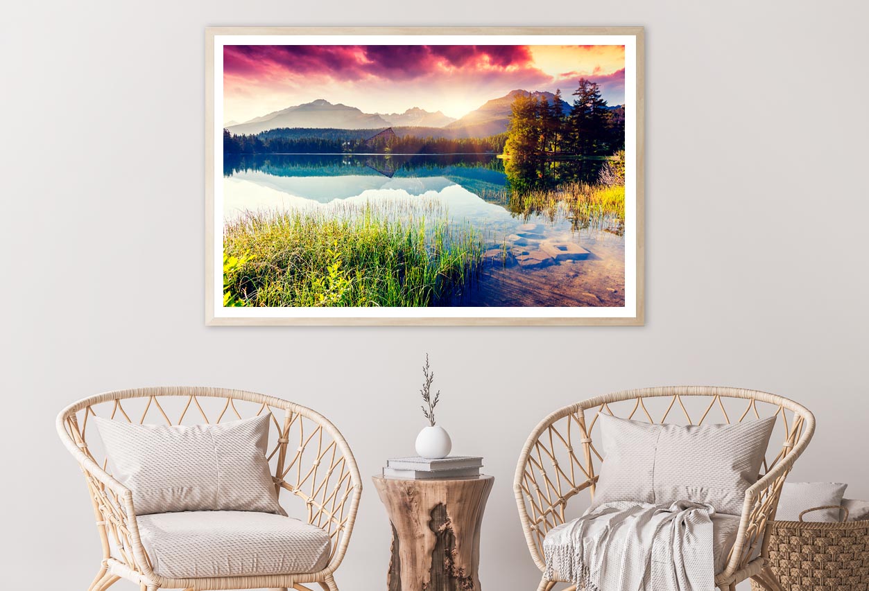 Mountain Lake In National Park High Tatra Home Decor Premium Quality Poster Print Choose Your Sizes