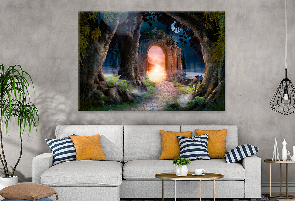 Enchanted Garden Archway Landscape Wall Art Decor 100% Australian Made - Bella Home Decor