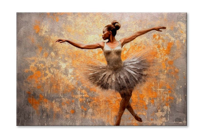 Ballerina Girl Oil Painting Wall Art Limited Edition High Quality Print