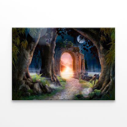 Enchanted Garden Archway Landscape Wall Art Decor 100% Australian Made - Bella Home Decor