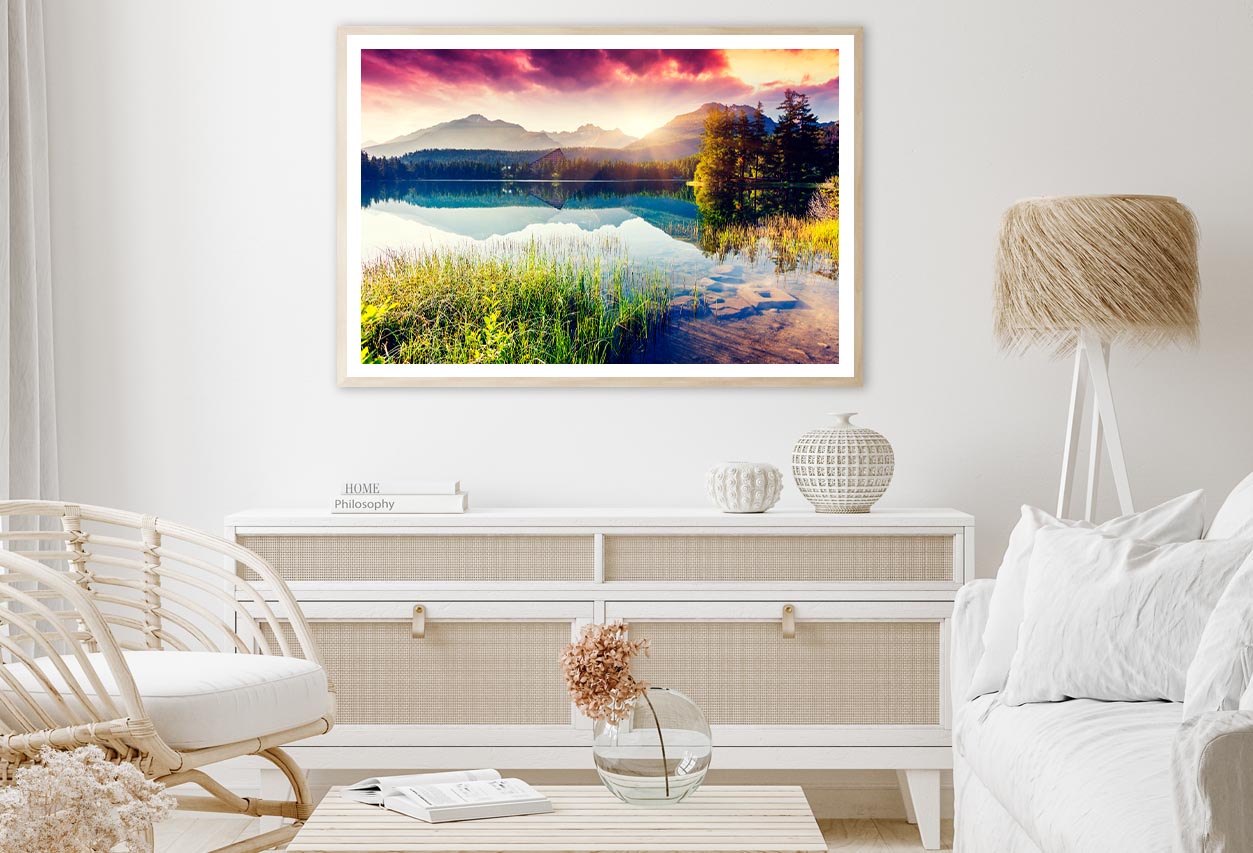 Mountain Lake In National Park High Tatra Home Decor Premium Quality Poster Print Choose Your Sizes