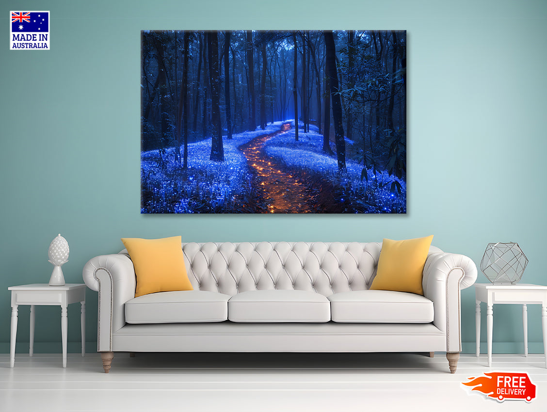 Footpath in the Forest View Print 100% Australian Made - Bella Home Decor