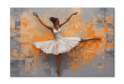 Oil Vintage Black Girl Ballerina Wall Art Limited Edition High Quality Print